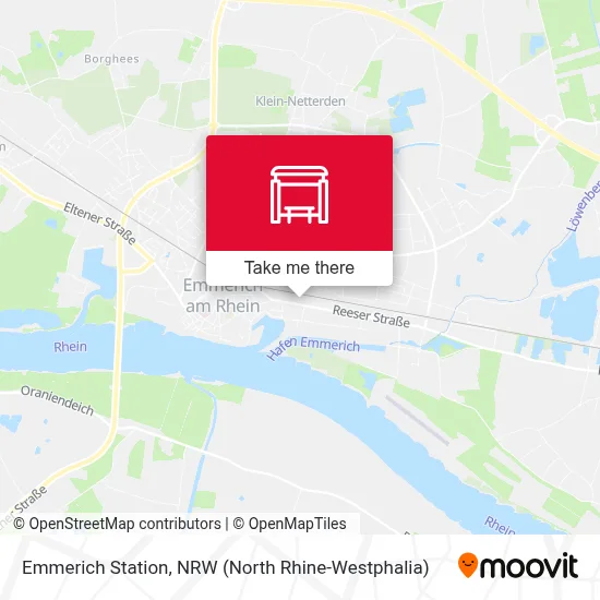 Emmerich Bahnhof map