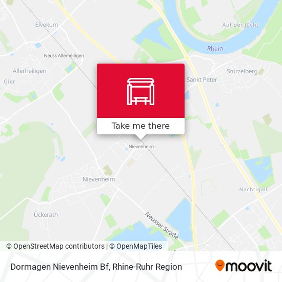 Dormagen Nievenheim Bf map