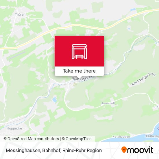 Messinghausen, Bahnhof map