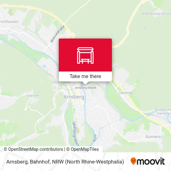 Arnsberg, Bahnhof map