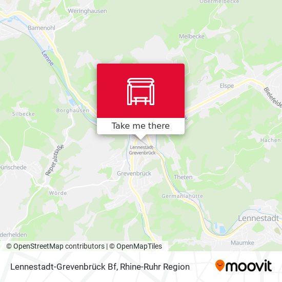 Lennestadt-Grevenbrück Bf map