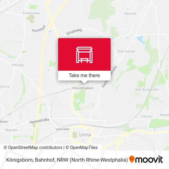 Königsborn, Bahnhof map