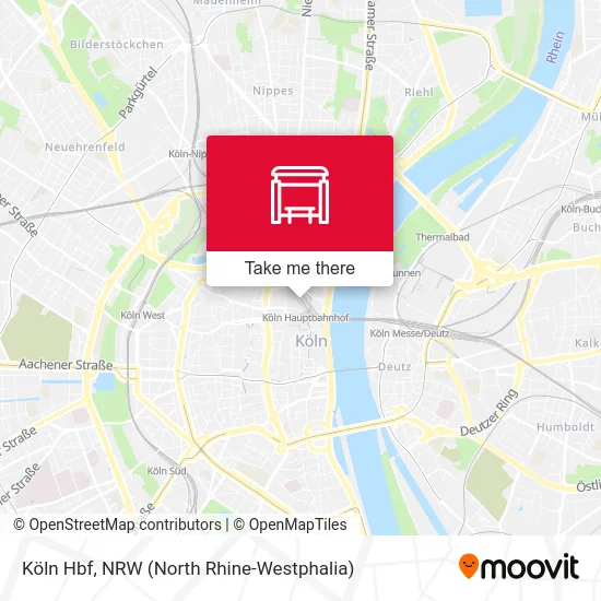 Köln Hbf map