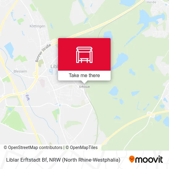 Liblar Erftstadt Bf map