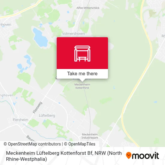 Meckenheim Lüftelberg Kottenforst Bf map