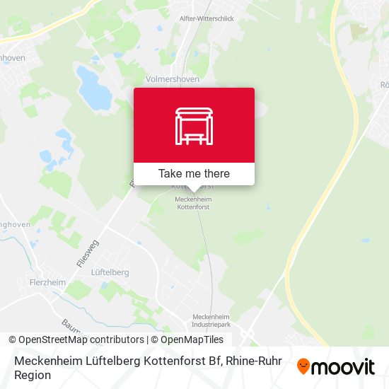 Meckenheim Lüftelberg Kottenforst Bf map