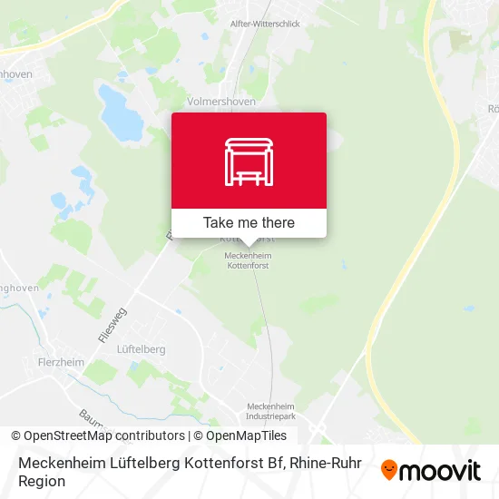 Карта Meckenheim Lüftelberg Kottenforst Bf
