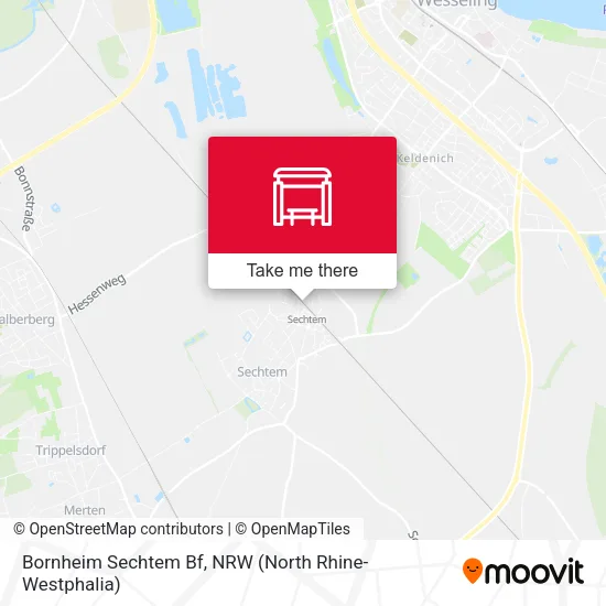 Карта Bornheim Sechtem Bf