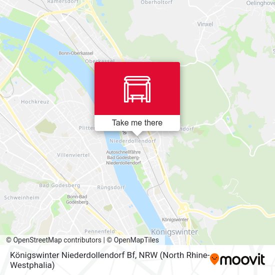 Königswinter Niederdollendorf Bf map