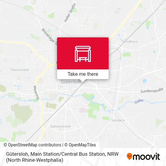 Gütersloh, Hbf/Zob map