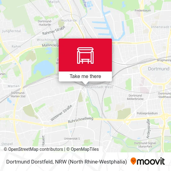 Dortmund Dorstfeld map