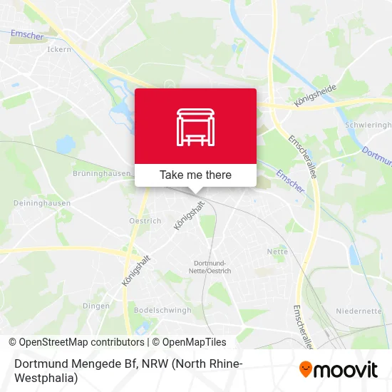 Dortmund Mengede Bf map