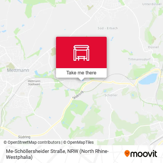 Карта Me-Schöllersheider Straße