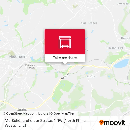 Карта Me-Schöllersheider Straße