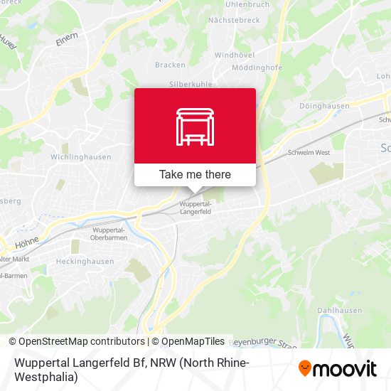 Карта Wuppertal Langerfeld Bf