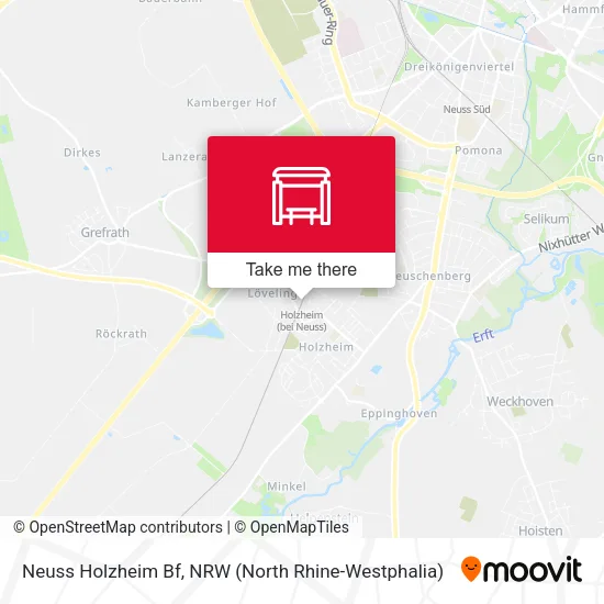 Карта Neuss Holzheim Bf