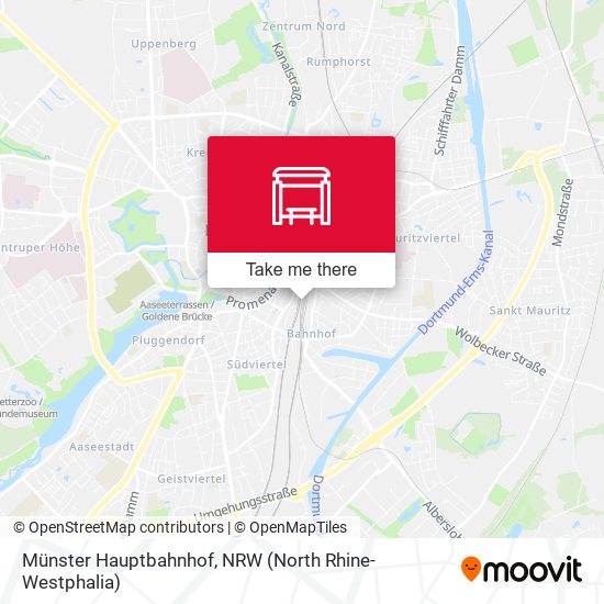 Münster Hauptbahnhof map