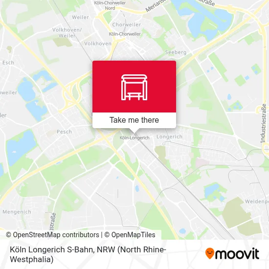 Köln Longerich S-Bahn map