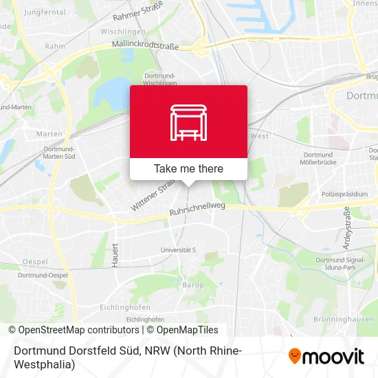 Dortmund Dorstfeld Süd map