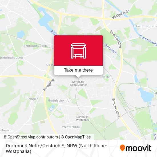 Dortmund Nette/Oestrich S map