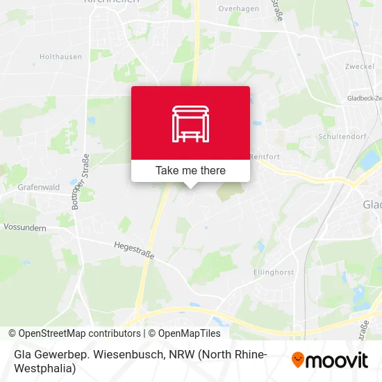 Gla Gewerbep. Wiesenbusch map