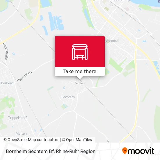 Карта Bornheim Sechtem Bf