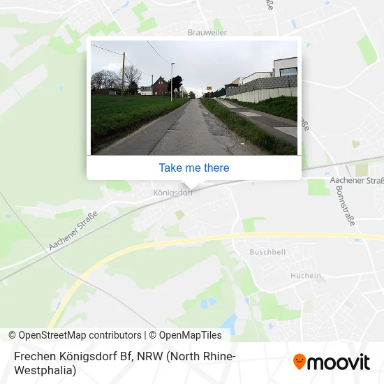 Frechen Königsdorf Bf map