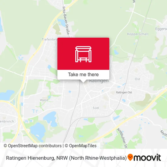 Карта Ratingen Hienenburg