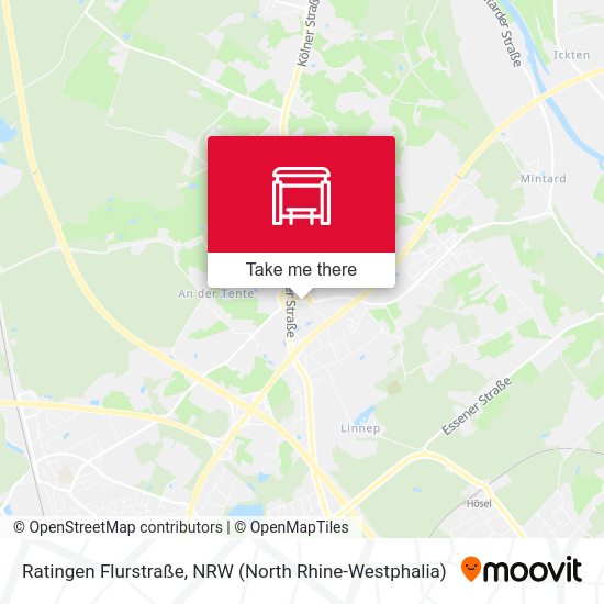 Ratingen Flurstraße map