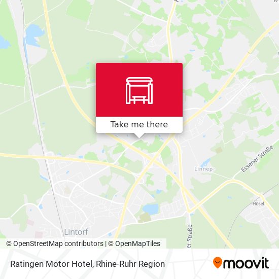 Ratingen Motor Hotel map