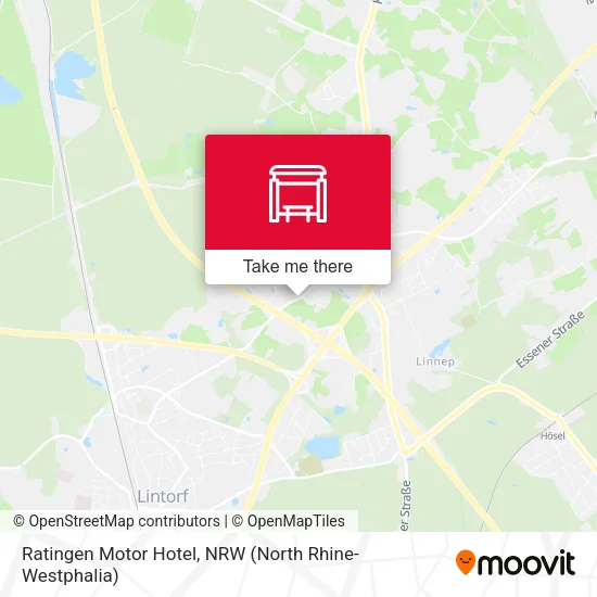 Карта Ratingen Motor Hotel