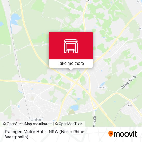 Карта Ratingen Motor Hotel