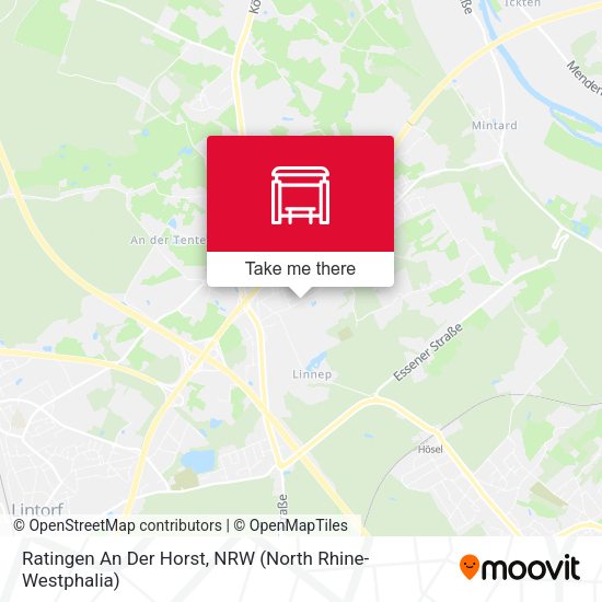 Карта Ratingen An Der Horst