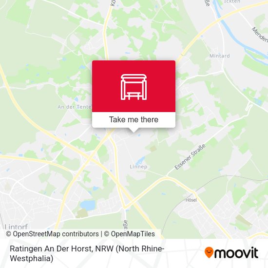 Карта Ratingen An Der Horst