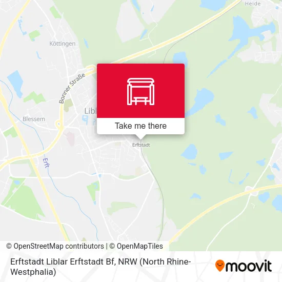 Карта Erftstadt Liblar Erftstadt Bf