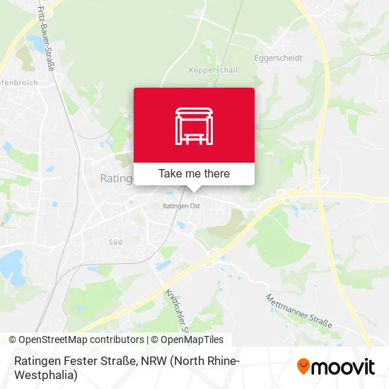Карта Ratingen Fester Straße