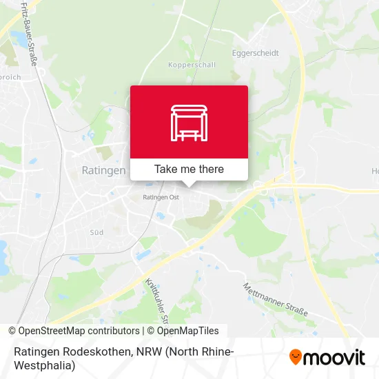 Карта Ratingen Rodeskothen