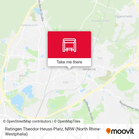 Ratingen Theodor-Heuss-Platz map