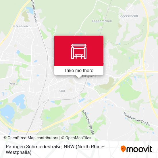 Ratingen Schmiedestraße map