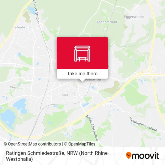 Ratingen Schmiedestraße map