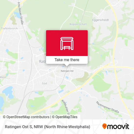 Ratingen Ost S map