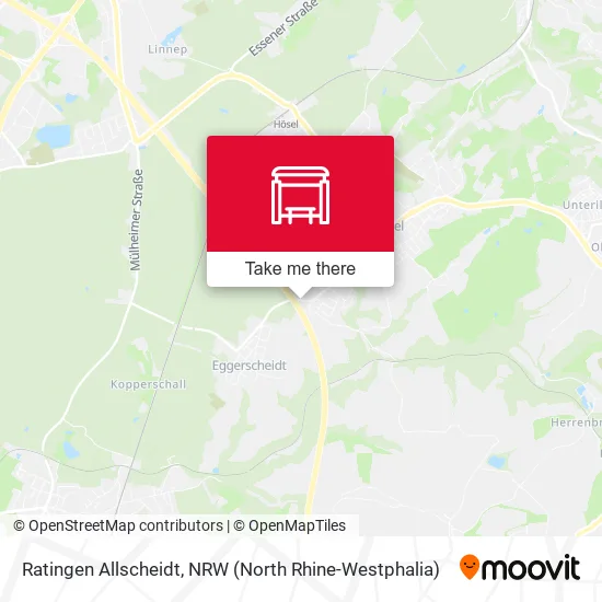 Карта Ratingen Allscheidt