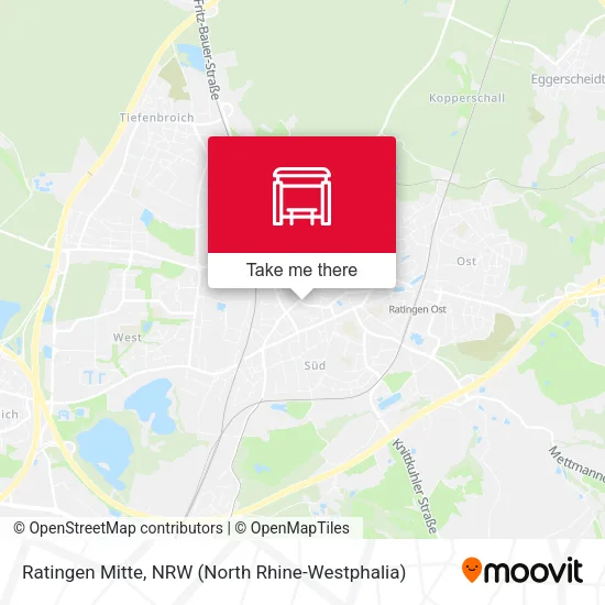 Карта Ratingen Mitte