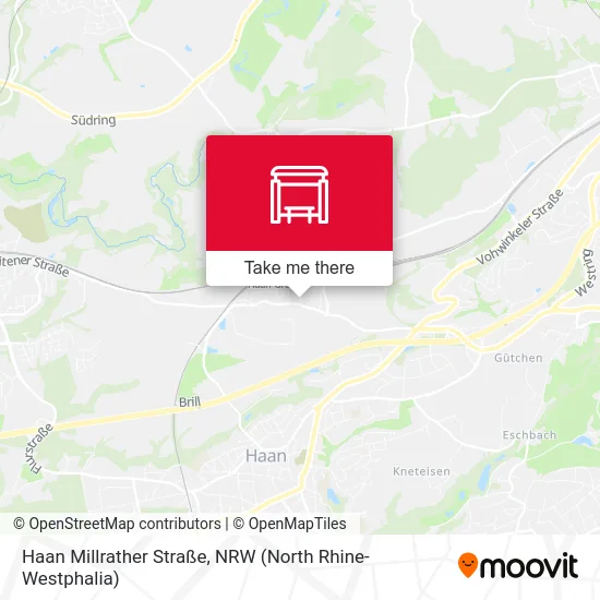 Haan Millrather Straße map