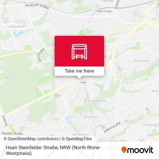 Haan Steinfelder Straße map
