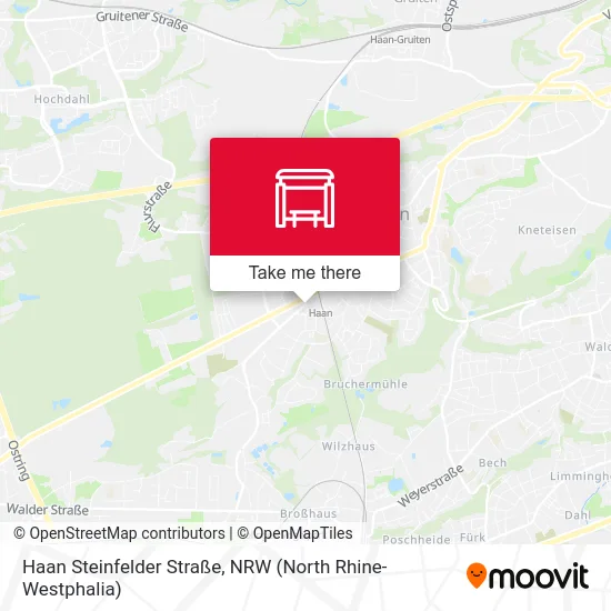 Haan Steinfelder Straße map