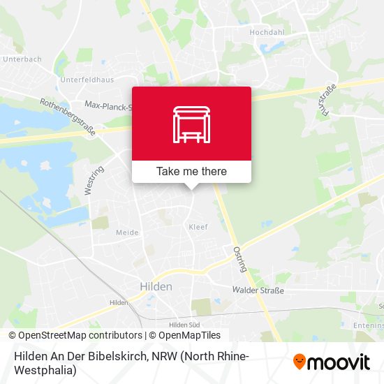 Hilden An Der Bibelskirch map