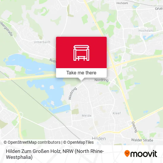 Карта Hilden Zum Großen Holz