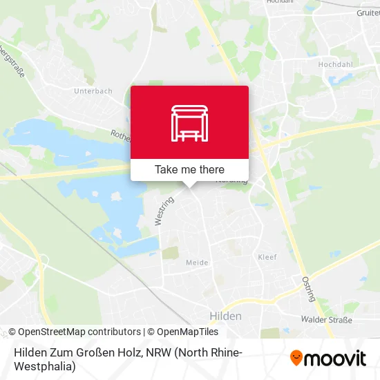 Карта Hilden Zum Großen Holz