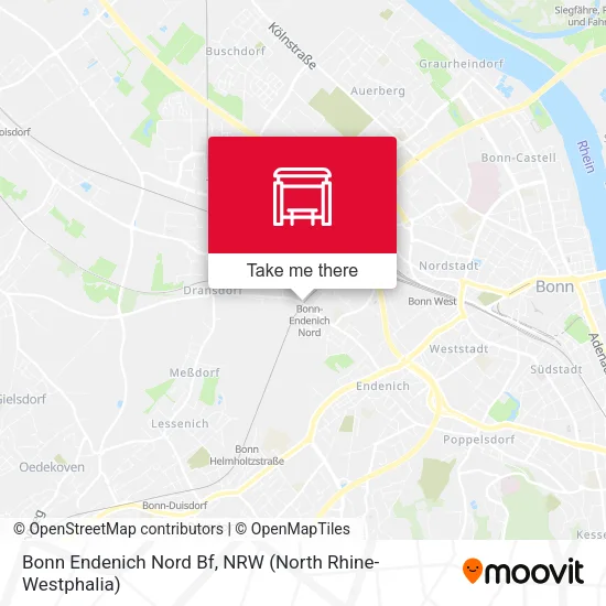Карта Bonn Endenich Nord Bf
